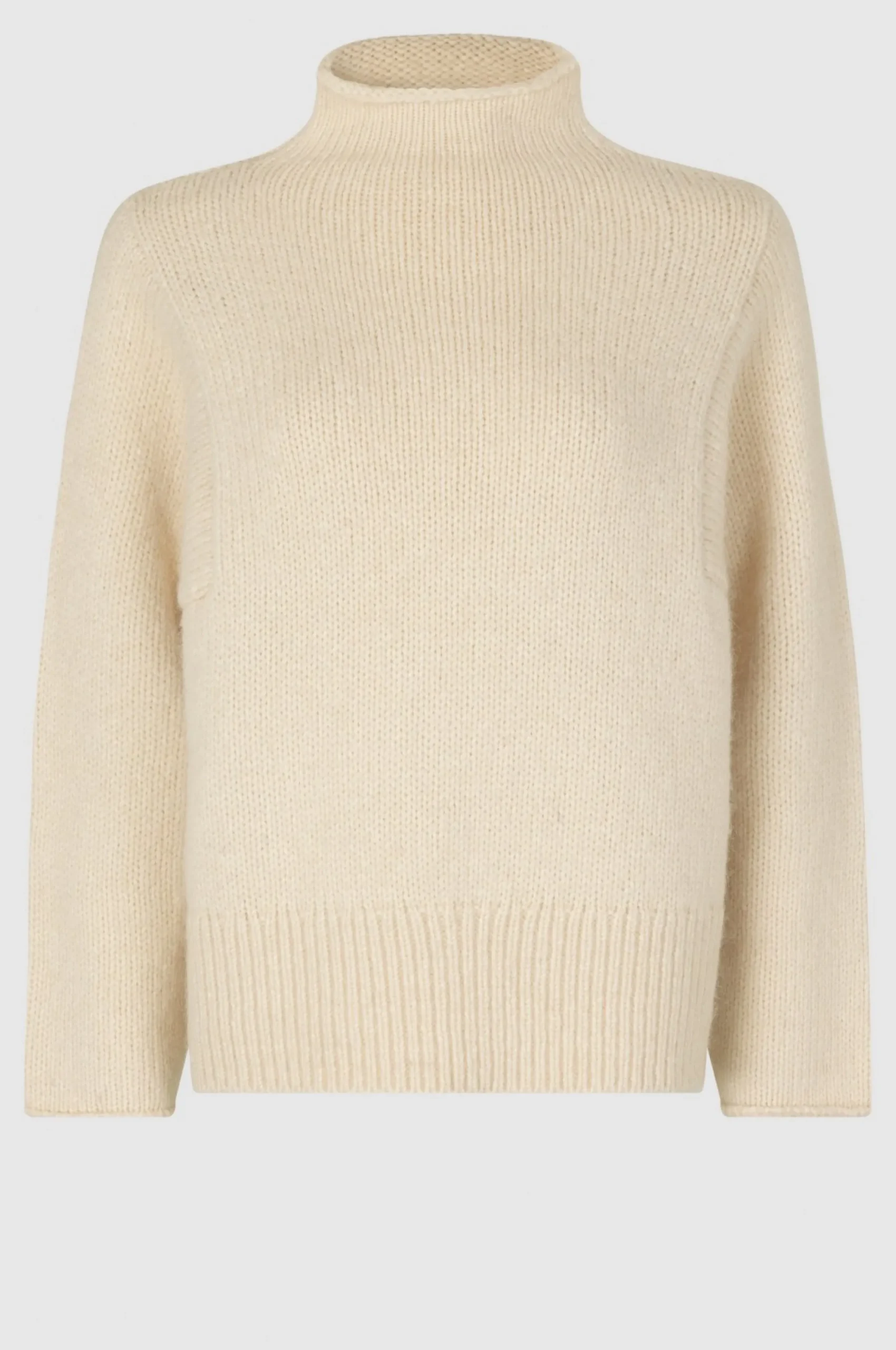 Best Rikke Knit T-Neck Kvinde Strik Og Cardigans
