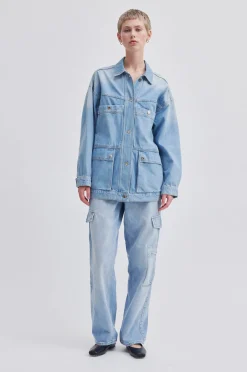 Sale Sandja Cargo Trousers Kvinde Denim