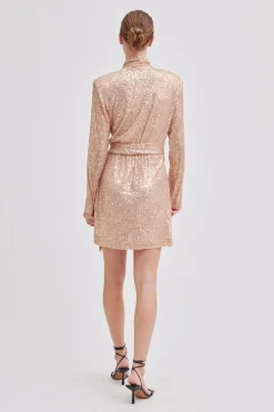Hot Shine On Wrap Dress Kvinde Kjoler
