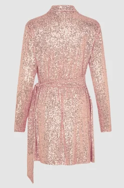 Hot Shine On Wrap Dress Kvinde Kjoler