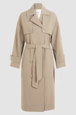 Silvia Classic Trenchcoat Kvinde Jakker Og Frakker
