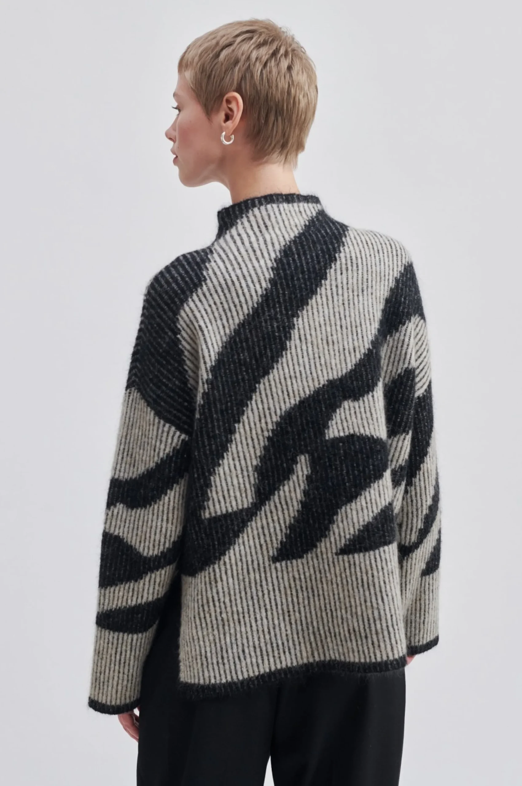Hot Tallaha Knit T-Neck Kvinde Strik Og Cardigans