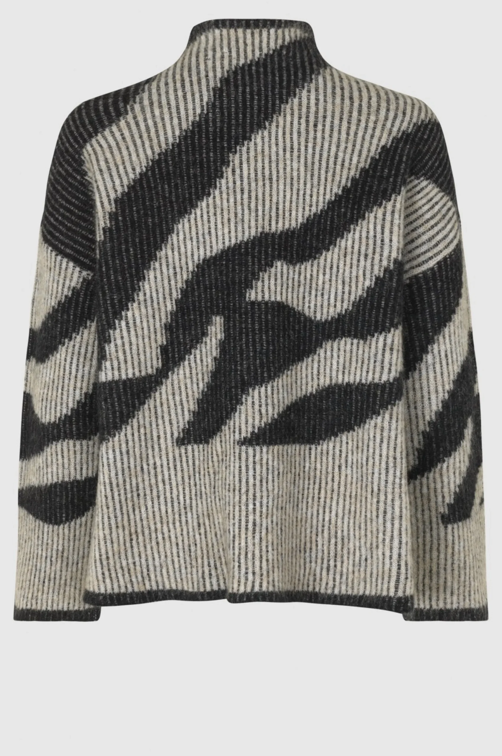 Hot Tallaha Knit T-Neck Kvinde Strik Og Cardigans