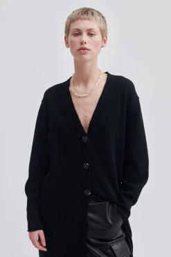 Clearance Tella Knit Cardigan Kvinde Strik Og Cardigans