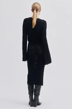 New Vanessa Knit Wrap Blouse Kvinde Strik Og Cardigans