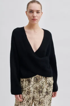 Online Ymma Knit Open Back Kvinde Strik Og Cardigans