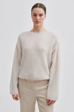 Sale Ymma Knit Open Back Kvinde Strik Og Cardigans