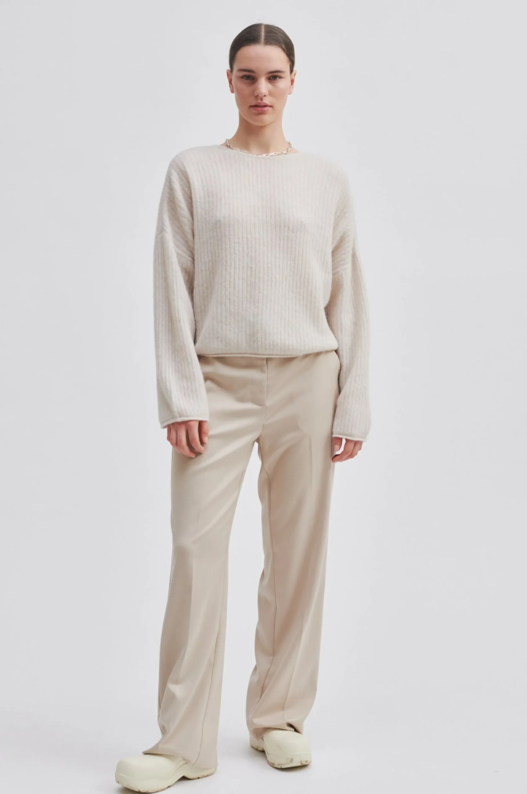 Sale Ymma Knit Open Back Kvinde Strik Og Cardigans