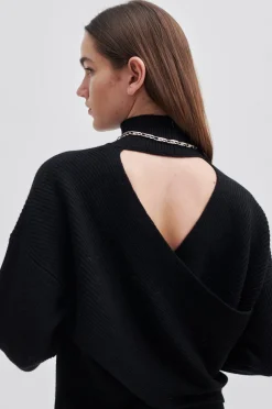 Best Ysamil Knit T-Neck Kvinde Strik Og Cardigans