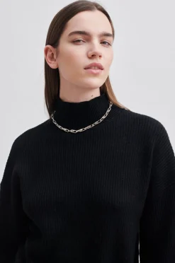 Best Ysamil Knit T-Neck Kvinde Strik Og Cardigans