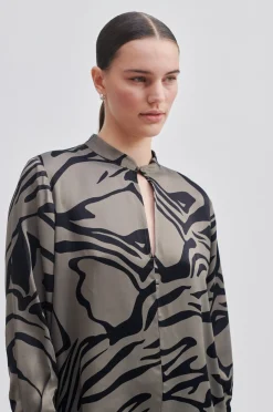 Zebra Blouse Kvinde Skjorter Og Bluser
