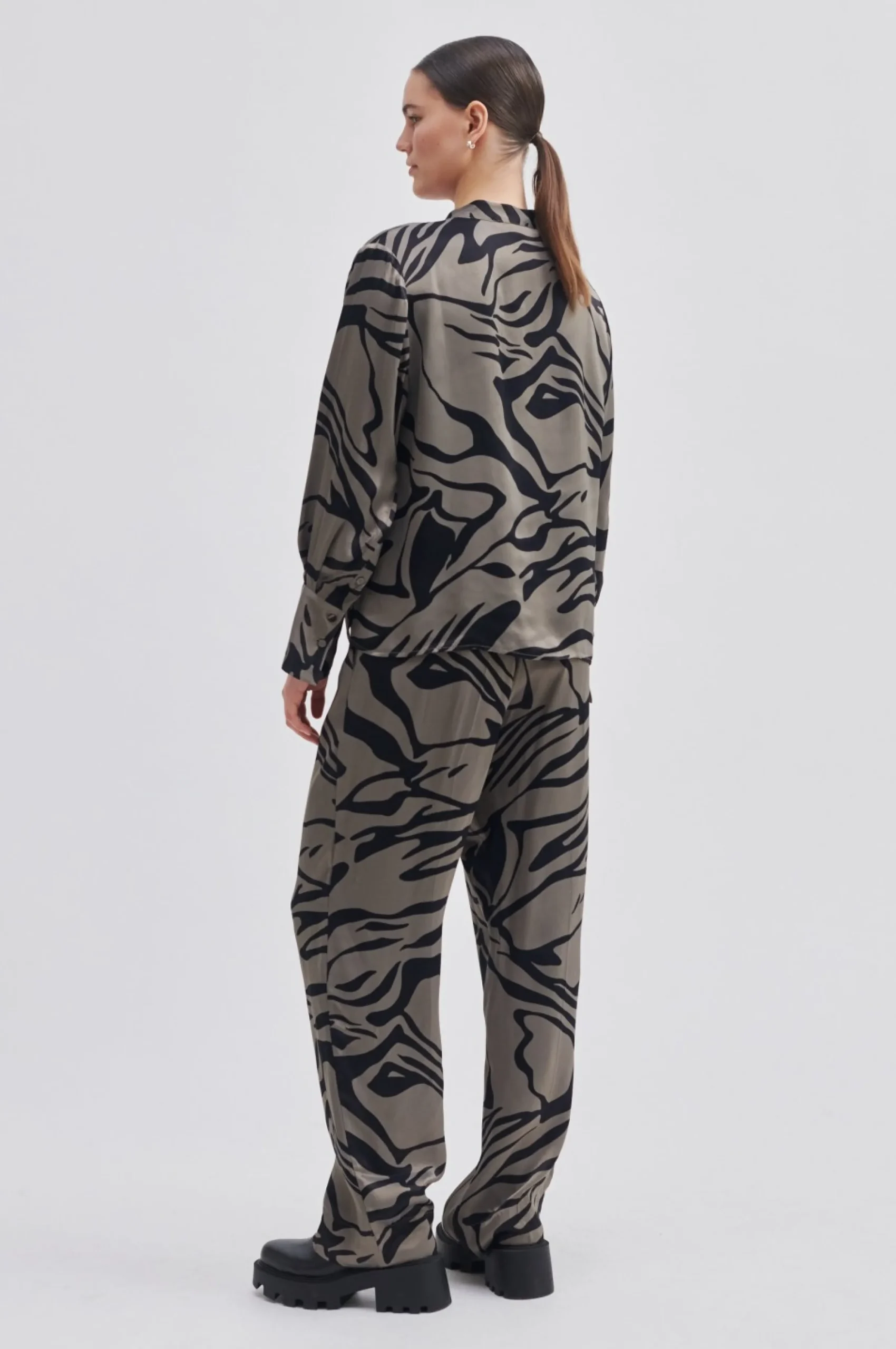 Zebra Blouse Kvinde Skjorter Og Bluser